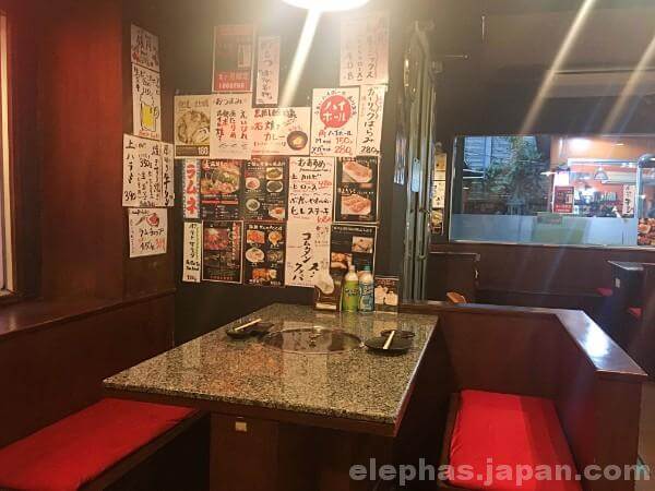 玄風館の店内